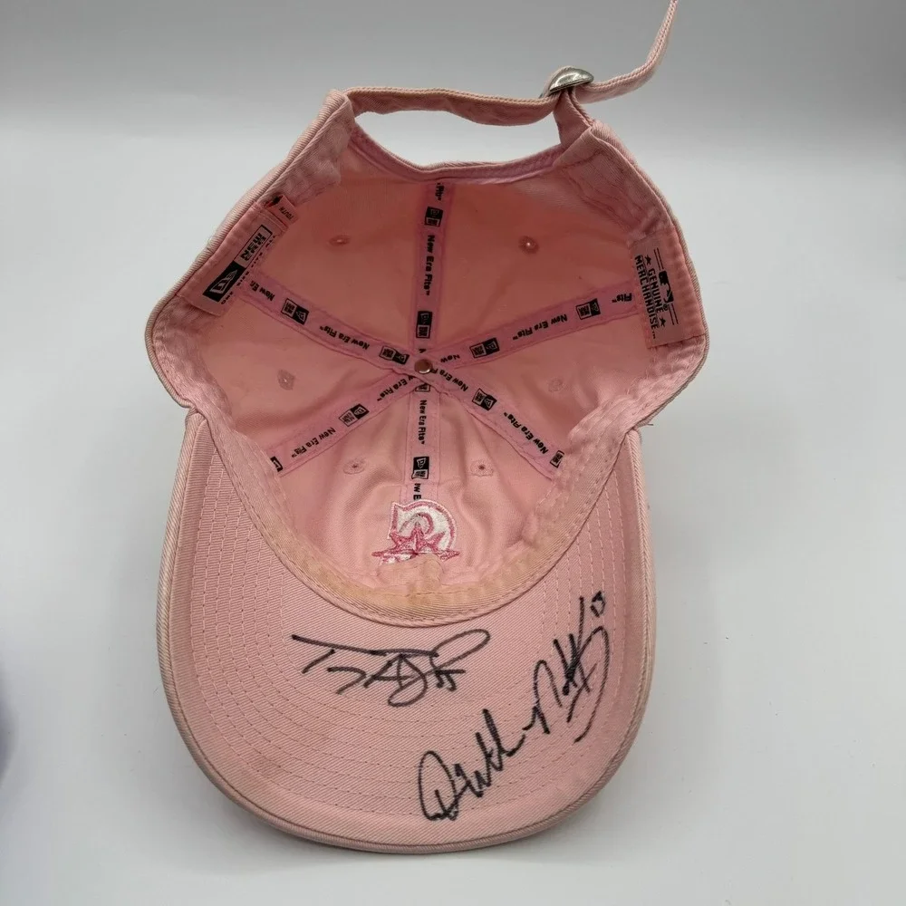 New Era Seattle Mariners Youth Hat Cap Pink‎ MLB Baseball Adjustable Signed